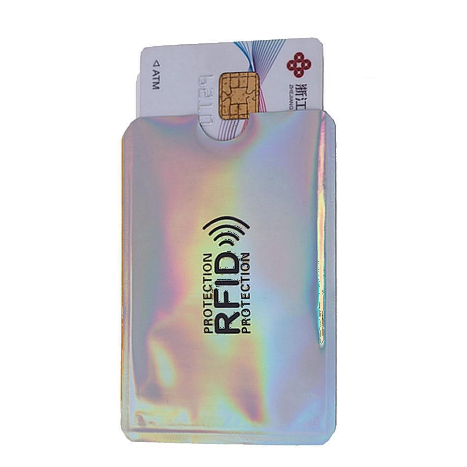 Sans Marque Porte-cartes en métal automatique RFID-bleu à prix pas