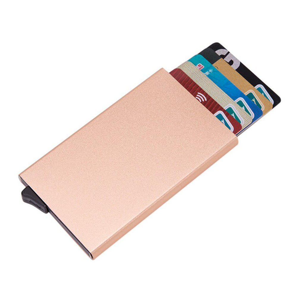 Porte-cartes en métal automatique RFID - Le Secur™ or