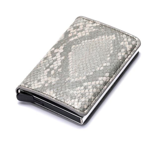 Porte-cartes compact automatique - Le Classique™ serpent