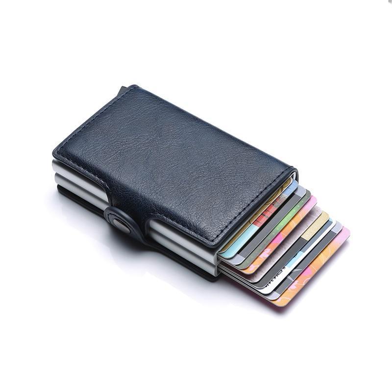 Porte-cartes double en métal RFID - Le Secur™