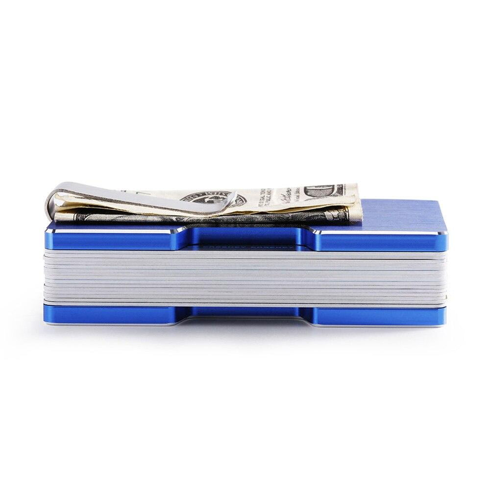 Porte-cartes métal avec pince à billet RFID - Le Titan™