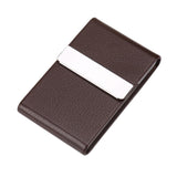 Porte-cartes compact en simili cuir et métal - Le rock™ café