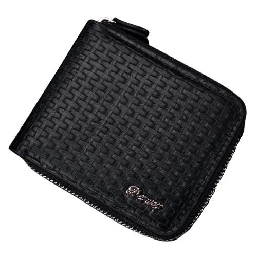 Porte-cartes compact à glissière - L’essentiel™ noir