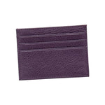 Porte-cartes en cuir ultra fin - L’absolu™ violet