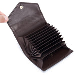 Porte-cartes en cuir véritable grande capacité - L’absolu™