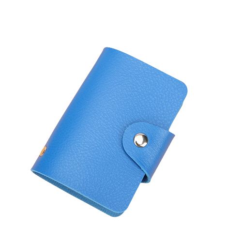 Porte-cartes couleur unie - Le Classique™ bleu