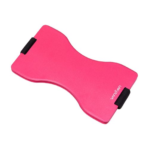 Porte-cartes en métal avec élastique RFID - Le Secur™ rouge