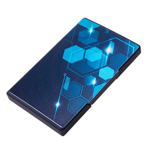 Porte-cartes en métal design - Le rock™ techno