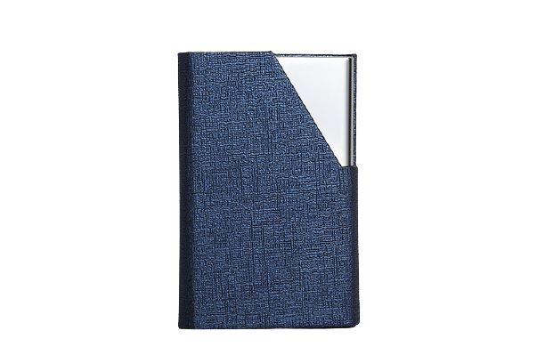 Porte-cartes métal en divers coloris - Le Classique™ bleu