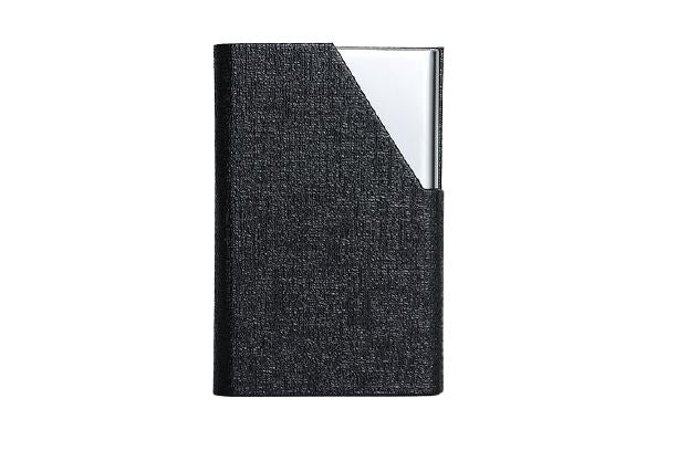 Porte-cartes métal en divers coloris - Le rock™ noir