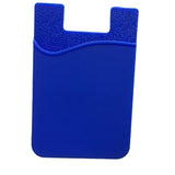 Porte-cartes en silicone pour smartphone - L’essentiel™ bleu