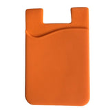 Porte-cartes en silicone pour smartphone - L’essentiel™ orange