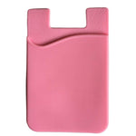 Porte-cartes en silicone pour smartphone - L’essentiel™ rose