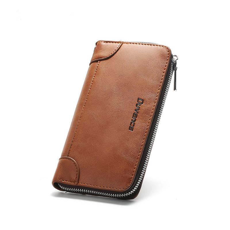Porte-cartes long vintage - Le Classique™ brun