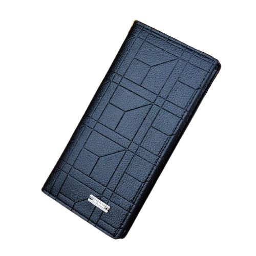 Portefeuille porte-cartes géométrique - Le Classique™ noir