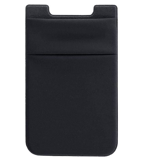Porte-cartes en tissu pour smartphone - Le Classique™ noir
