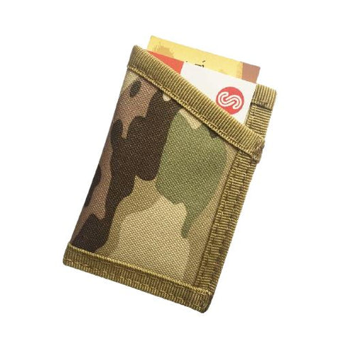 Porte-cartes fin en tissu camouflage - L’essentiel™