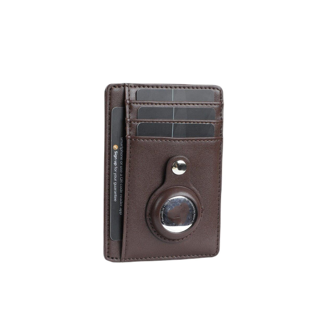 Porte-cartes fin avec emplacement AirTag RFID - Le Secur™ café