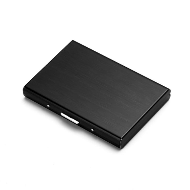 Porte-cartes fin en métal - Le rock™ noir