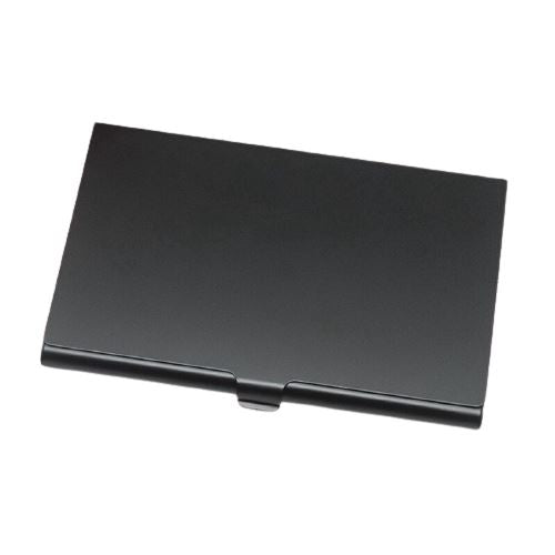 Porte-cartes métal fin en divers coloris - Le rock™ noir