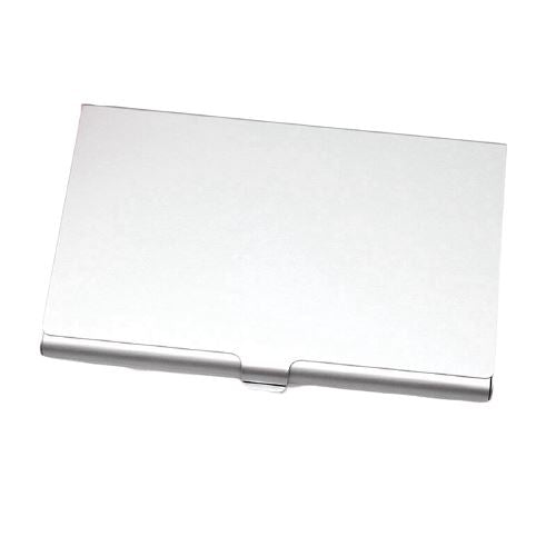 Porte-cartes métal fin en divers coloris - Le Classique™ argent