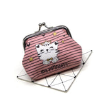 Porte monnaie en tissu imprimé chat - L’évasion™ chat 1