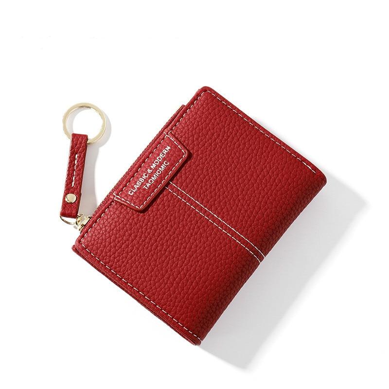 Porte monnaie avec porte clés - Le Classique™ rouge