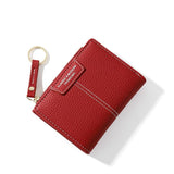 Porte monnaie avec porte clés - L’unique™ rouge