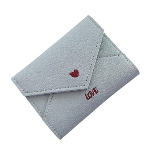 Porte monnaie enveloppe imprimé love - Le Classique™ bleu