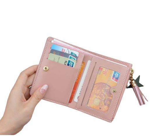 Porte monnaie court tricolore - Le Classique™