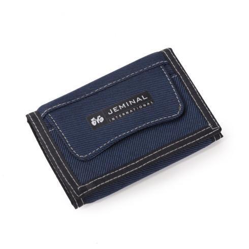 Porte monnaie court en tissu - Le Classique™ bleu