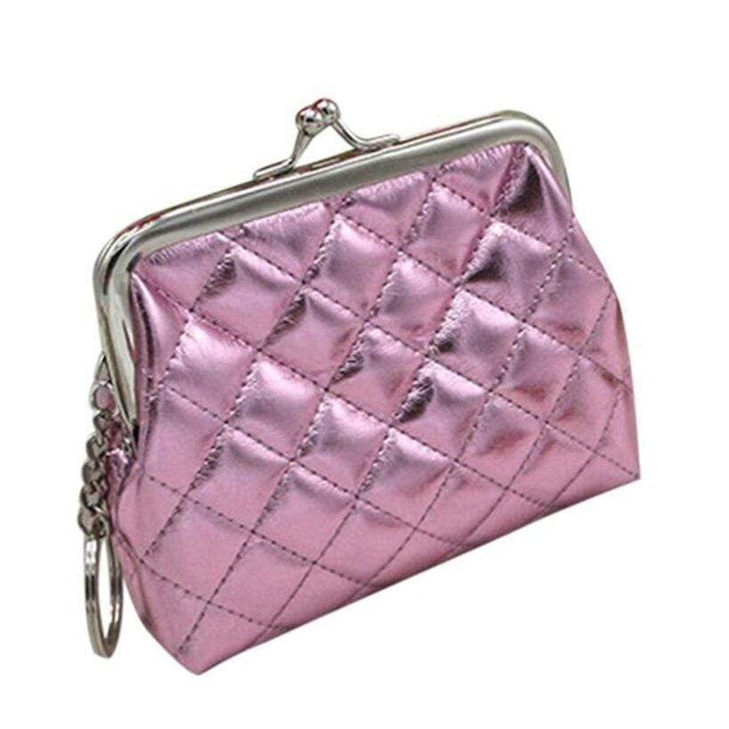 Porte monnaie matelassé - Le Classique™ rose