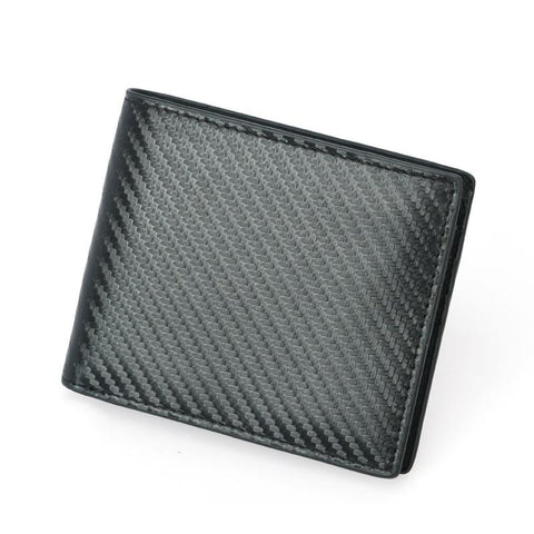 Portefeuille en cuir carbone RFID - L’élégant™