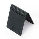 Portefeuille en simili cuir carbone ultra fin RFID - L’unique™ Default Title