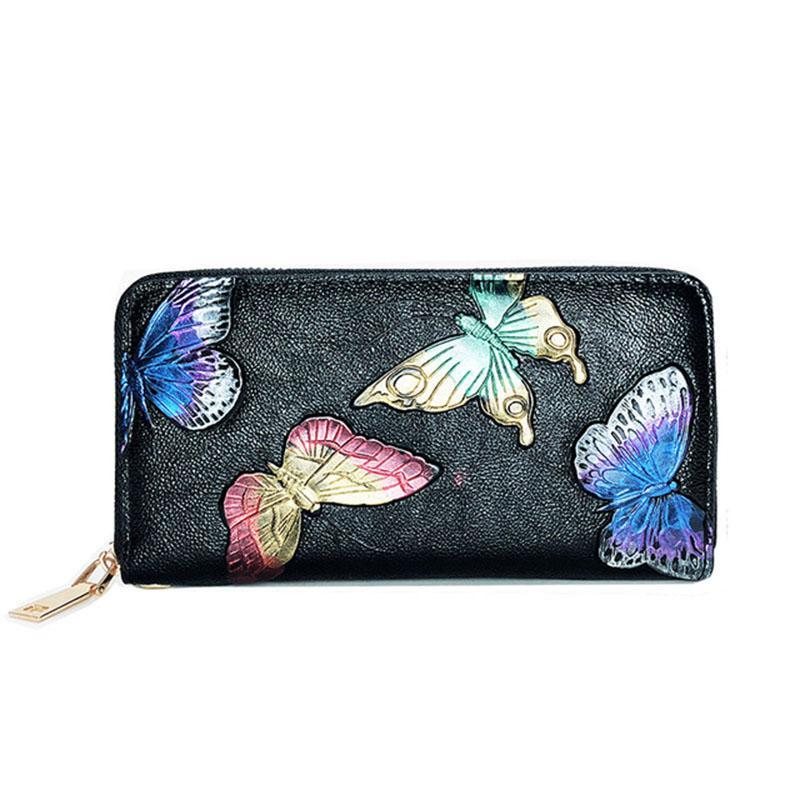 Portefeuille long dessin 3D - L’Audacieux™ papillon