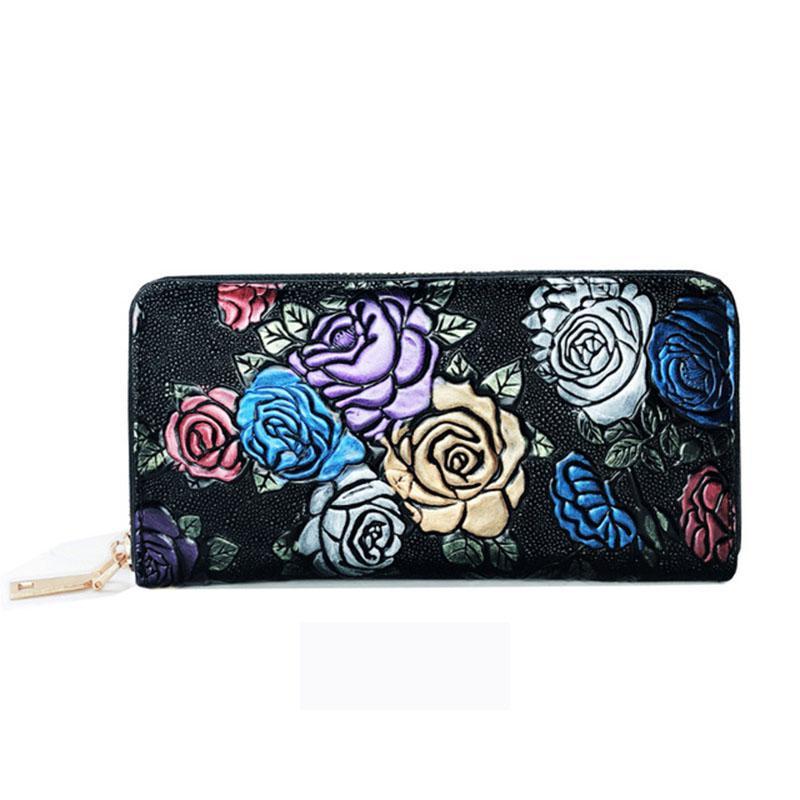 Portefeuille long dessin 3D - L’Audacieux™ rose