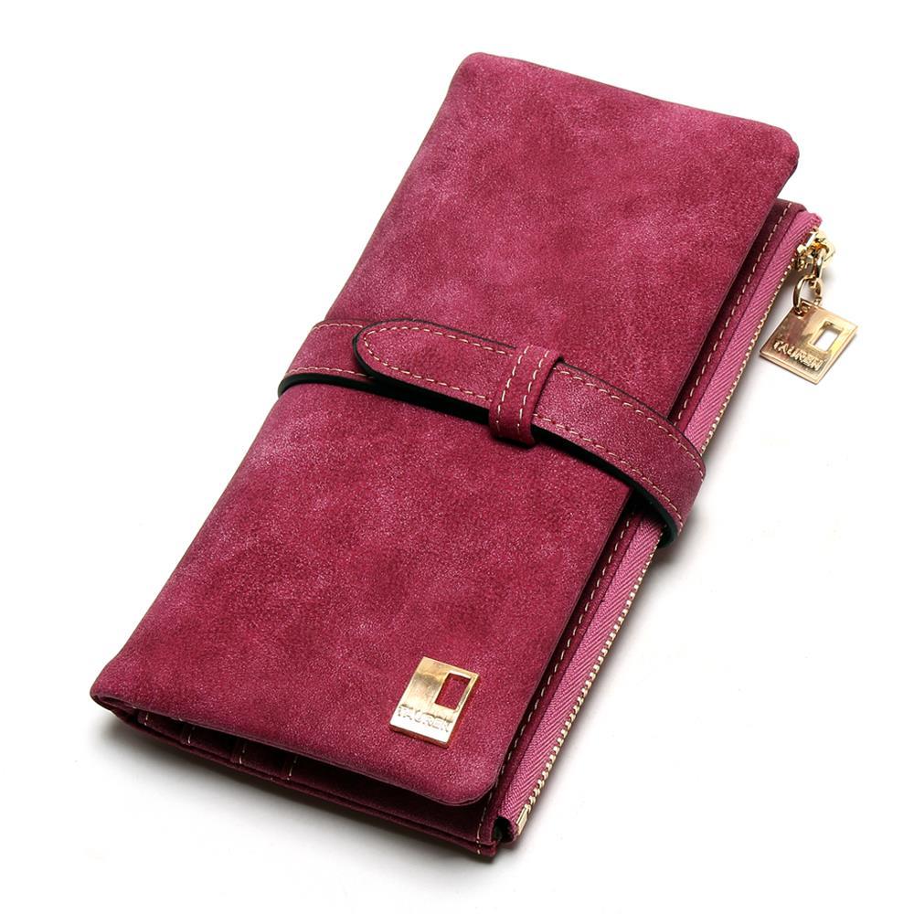 Portefeuille long avec décoration - Le Classique™ rouge vin