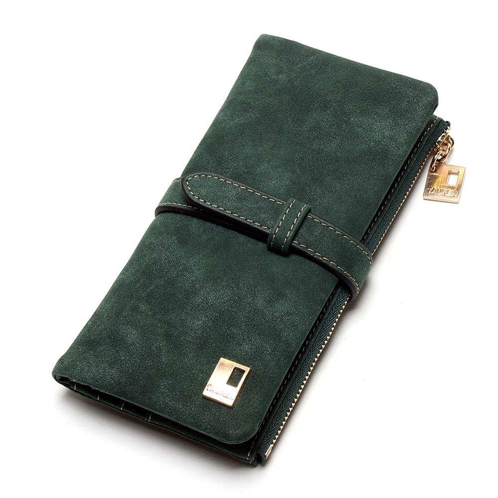 Portefeuille long avec décoration - Le Classique™ vert