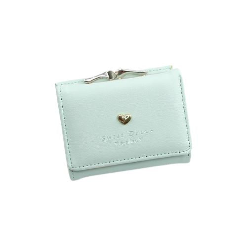 Portefeuille avec décoration coeur - Le Classique™ vert