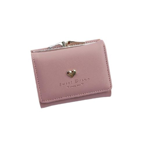 Portefeuille avec décoration coeur - Le Classique™ violet