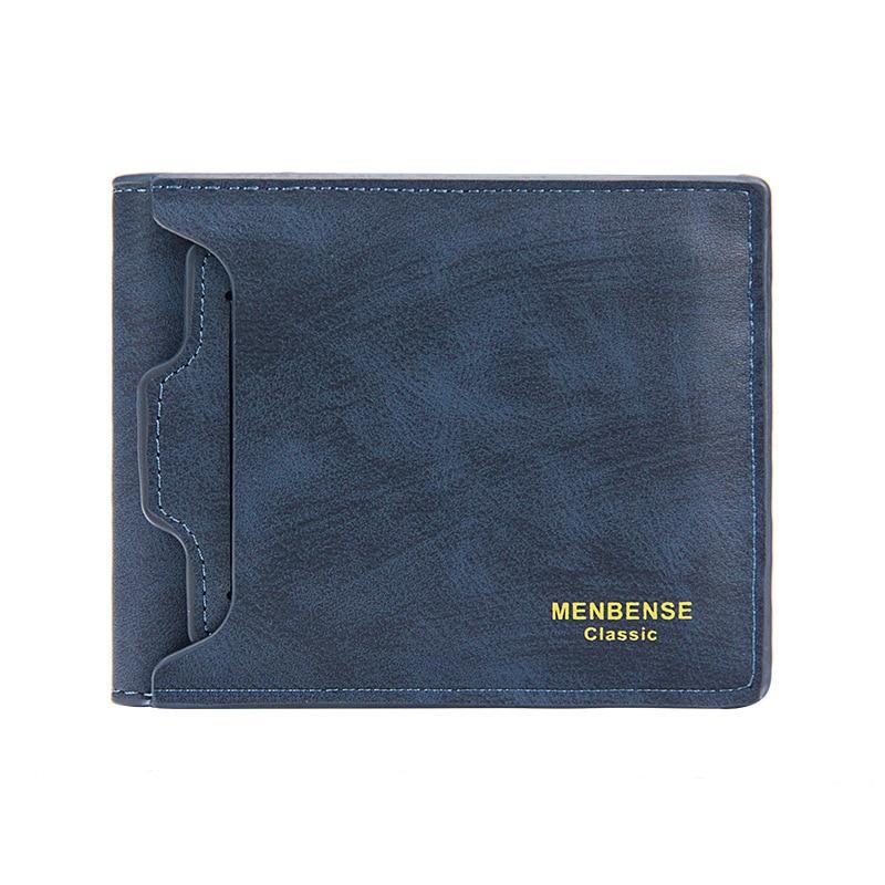 Portefeuille simili cuir moderne - Le Classique™ bleu