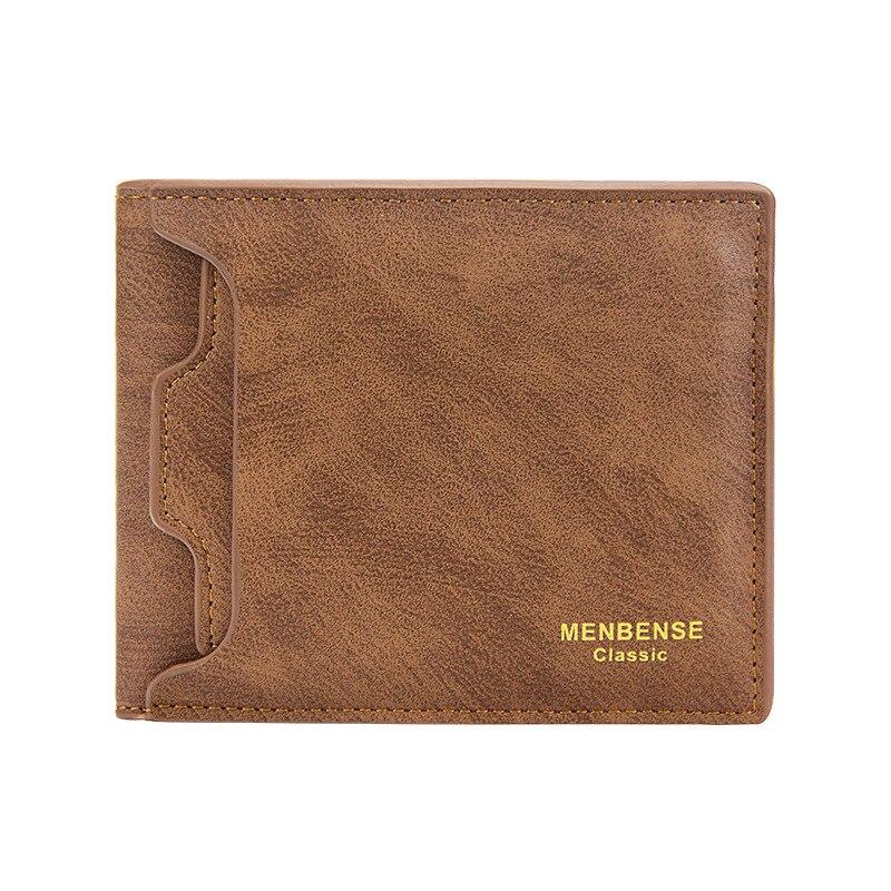 Portefeuille simili cuir moderne - Le Classique™ brun