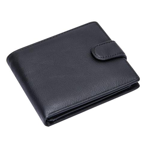 Portefeuille en cuir véritable classique - L’élégant™ noir