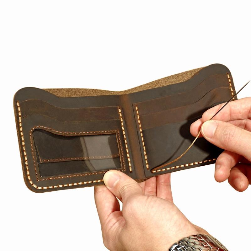 Portefeuille en cuir véritable fait main - L’Héritage™