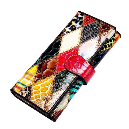 Portefeuille en cuir patchwork - L’Audacieux™ 3