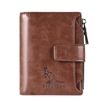 Portefeuille en simili cuir lisse RFID - L’unique™