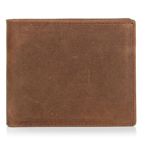 Portefeuille en cuir vintage classique - L’élégant™ brun