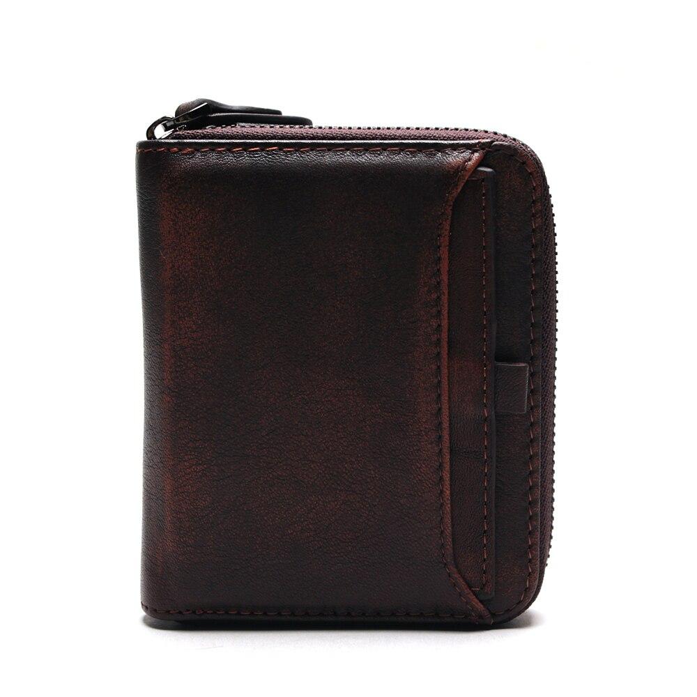 Portefeuille en véritable cuir zippé - Le Classique™