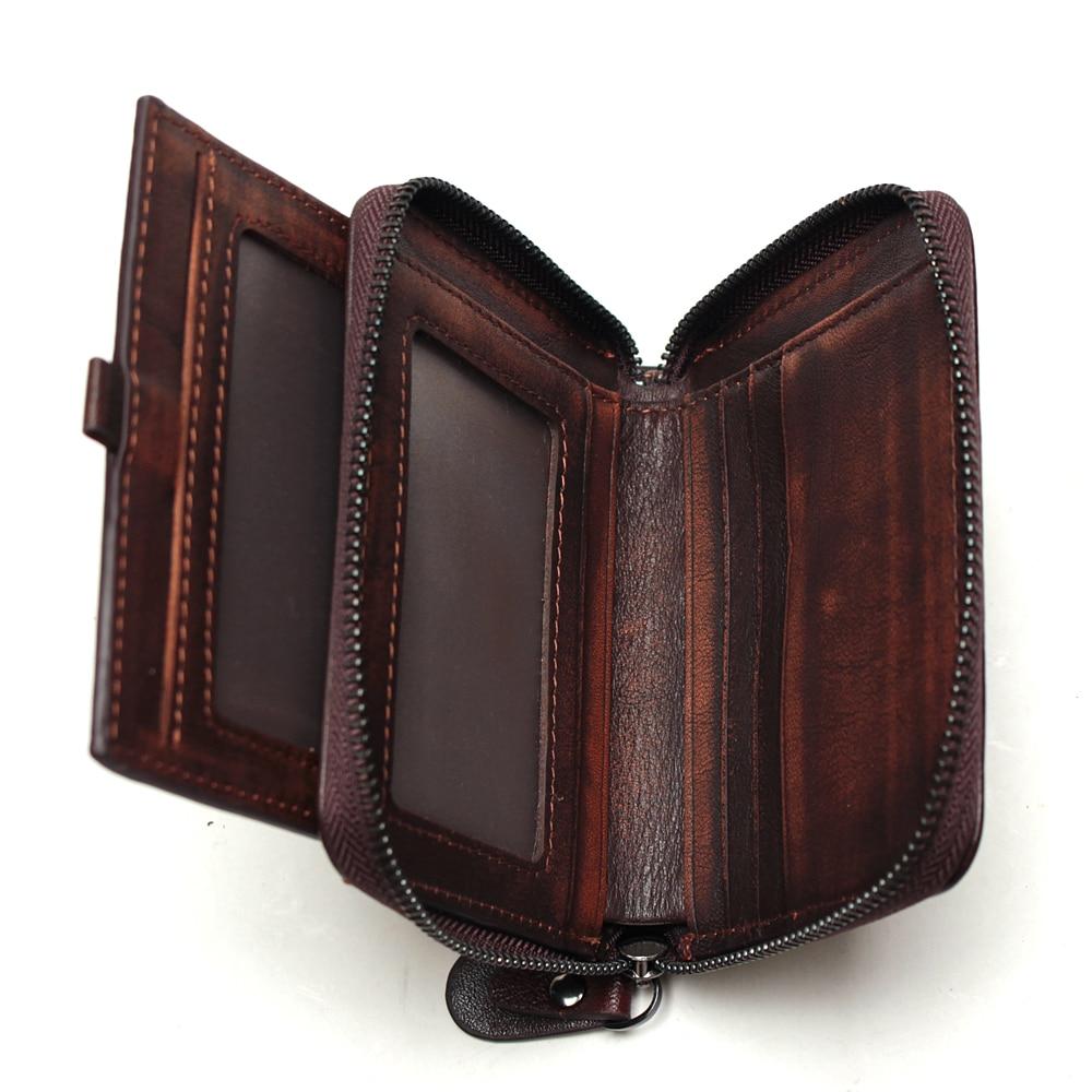 Portefeuille en véritable cuir zippé - Le Classique™