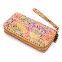 Portefeuille en liège imprimé multicolore - L’unique™